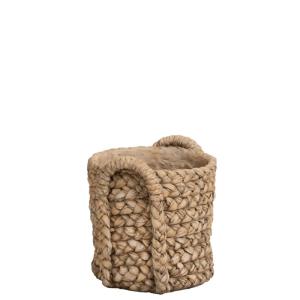 Cache-pot en céramique naturel 28x26x27 cm