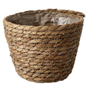 Cache-pot en osier texturé