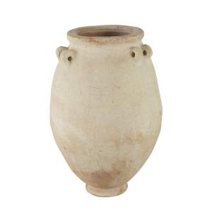 Cache-pot jarre en terre cuite beige H93