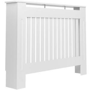 Cache-radiateur design à lattes avec étagère de rangement 1…