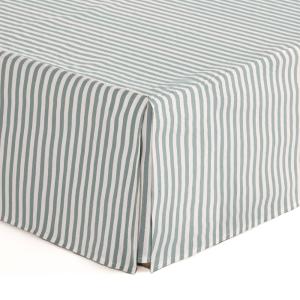 Cache-sommier en coton de 30 cm de haut aqua marine 150x200…