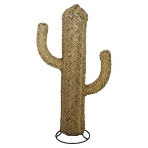 Cactus en jonc décoratif à poser 100cm