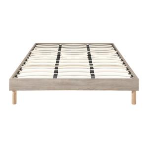 Cadre à lattes effet bois