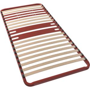 Cadre à lattes morphologique 5 zones bordeaux 90x190