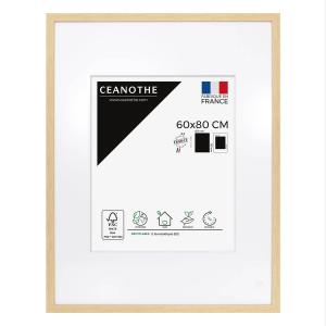 Cadre photo beige brut 60x80 cm verre acrylique avec passe-…