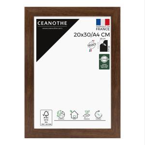 Cadre photo design ébène bois foncé 20x30/A4 cm bois recons…