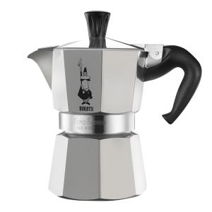 Cafetiere 12t moka express argent en aluminium H28