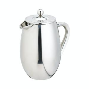 Cafetière à Piston En Acier Inoxydable Argenté 1L