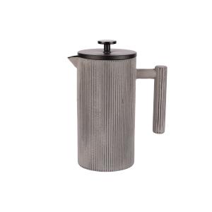 Cafetière à Piston en Fonte, gris, D 9xh 20 cm