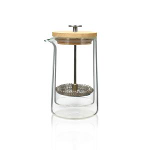 Cafetière à piston en verre double paroi 350ml