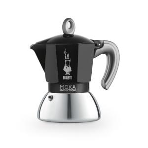 Cafetière italienne   2 tasses  noir en aluminium H17