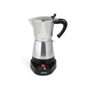 Cafetière italienne électrique Argent