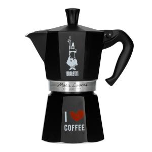 Cafetière Italienne Moka Express   6 tasses e noir en alumi…