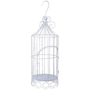 Cage décorative en métal 24,13x24,13x74,93h cm