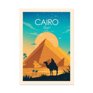 CAIRO EGYPT - STUDIO INCEPTION - Affiche d'art 50 x 70 cm