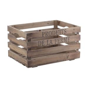 Caisse en bois produits de la ferme