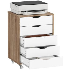 Caisson bureau mobile avec 5 tiroirs panneau de particules…