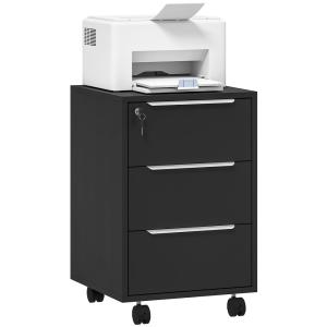 Caisson de bureau mobile 3 tiroirs panneau de particules et…