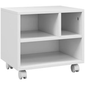 Caisson organisateur bureau 4 compartiments ouvert bois bla…