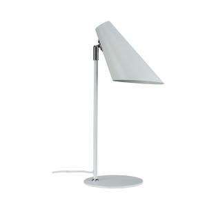 Cale - Lampe de table en métal blanc mat, h 50 cm d 15,5 cm