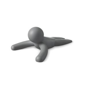 Cale porte Buddy doorstop  gris en plastique