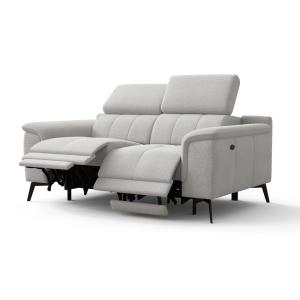 Canapé 2 places avec 2 fonctions de relaxation, beige