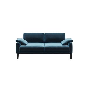 Canapé 2 places en polyester bleu marine foncé