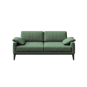 Canapé 2 places en polyester vert foncé