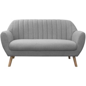 Canapé 2 places en tissu sofia