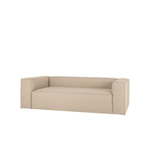 Canapé 3/4 places couleur beige 210x110cm