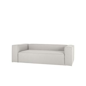 Canapé 3/4 places couleur gris clair 210x110cm