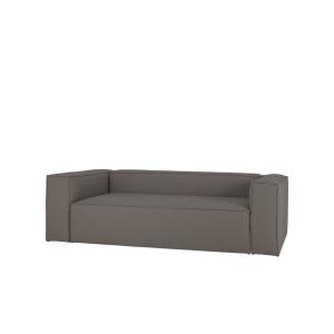 Canapé 3/4 places couleur gris foncé 210x110cm