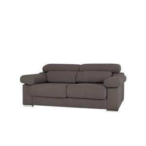 Canapé 3/4 places couleur gris foncé 215cm