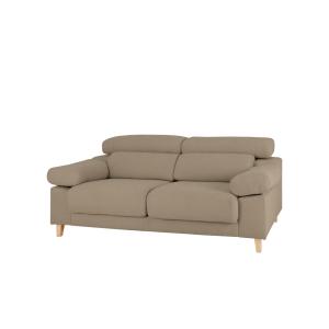 Canapé 3/4 places couleur marron taupe 215cm