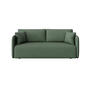 Canapé 3 places convertible en polyester vert