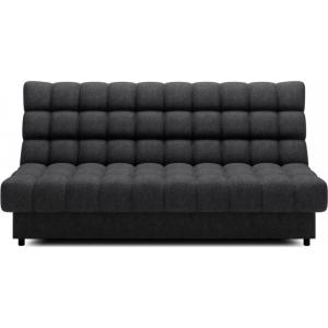 Canapé 3 places convertible  en tissu gris foncé