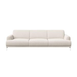 Canapé 3 places en polyester beige