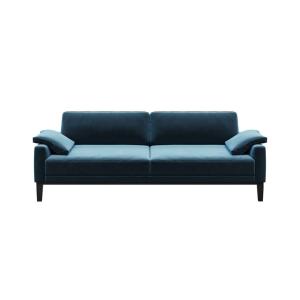 Canapé 3 places en polyester bleu marine foncé