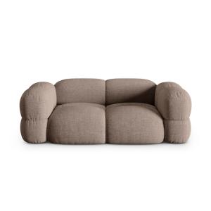 Canapé 3 places en tissu structurel cappuccino