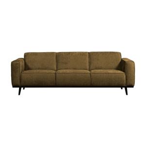 Canapé 3 places en velours cuivré