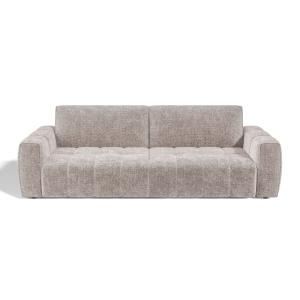 Canapé 4 places velours chenillé beige