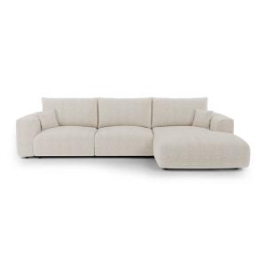 Canapé angle convertible express 5 places en tissu toucher…