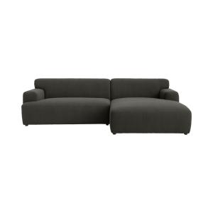Canapé angle droit 5 places vert foncé