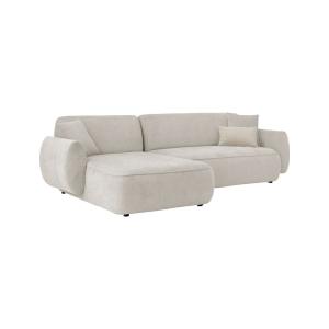 Canapé angle gauche 5 places naturel