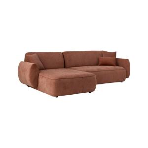 Canapé angle gauche 5 places tomette