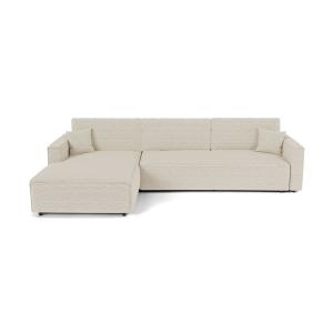 Canapé angle gauche convertible avec coffre 3 places tissu…
