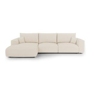 Canapé angle gauche convertible express 5 places tissu bouc…