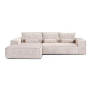 Canapé angle gauche convertible express 5 places velours ga…