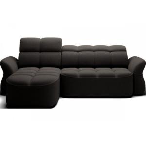 Canapé angle gauche profondeur réglable tissu bouclette ant…