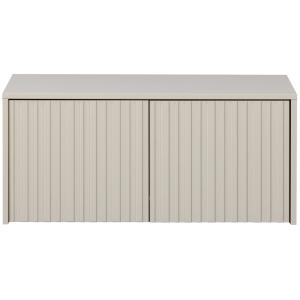 Canapé avec rangement en bois de pin gris